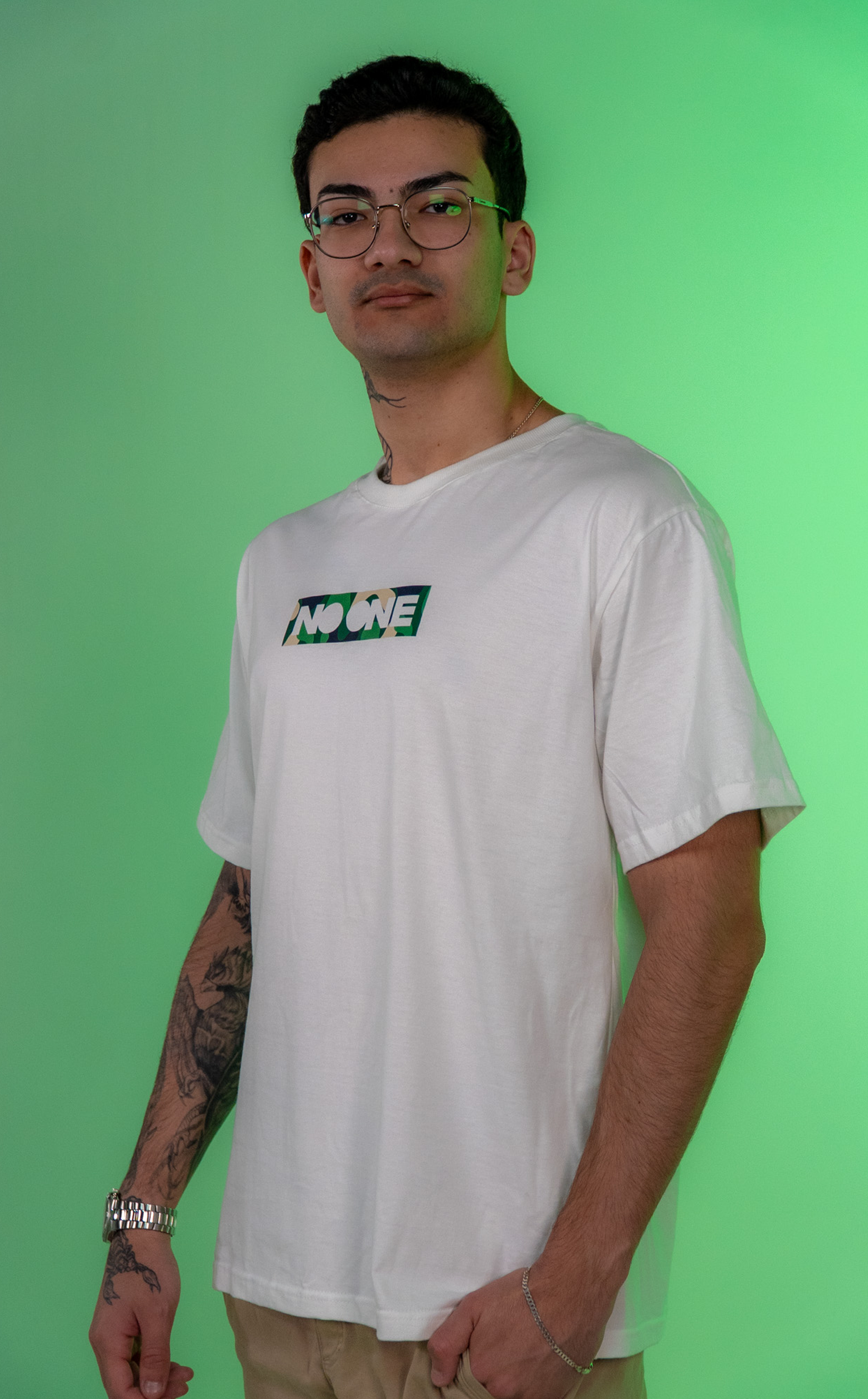 Camiseta Camuflada Verde