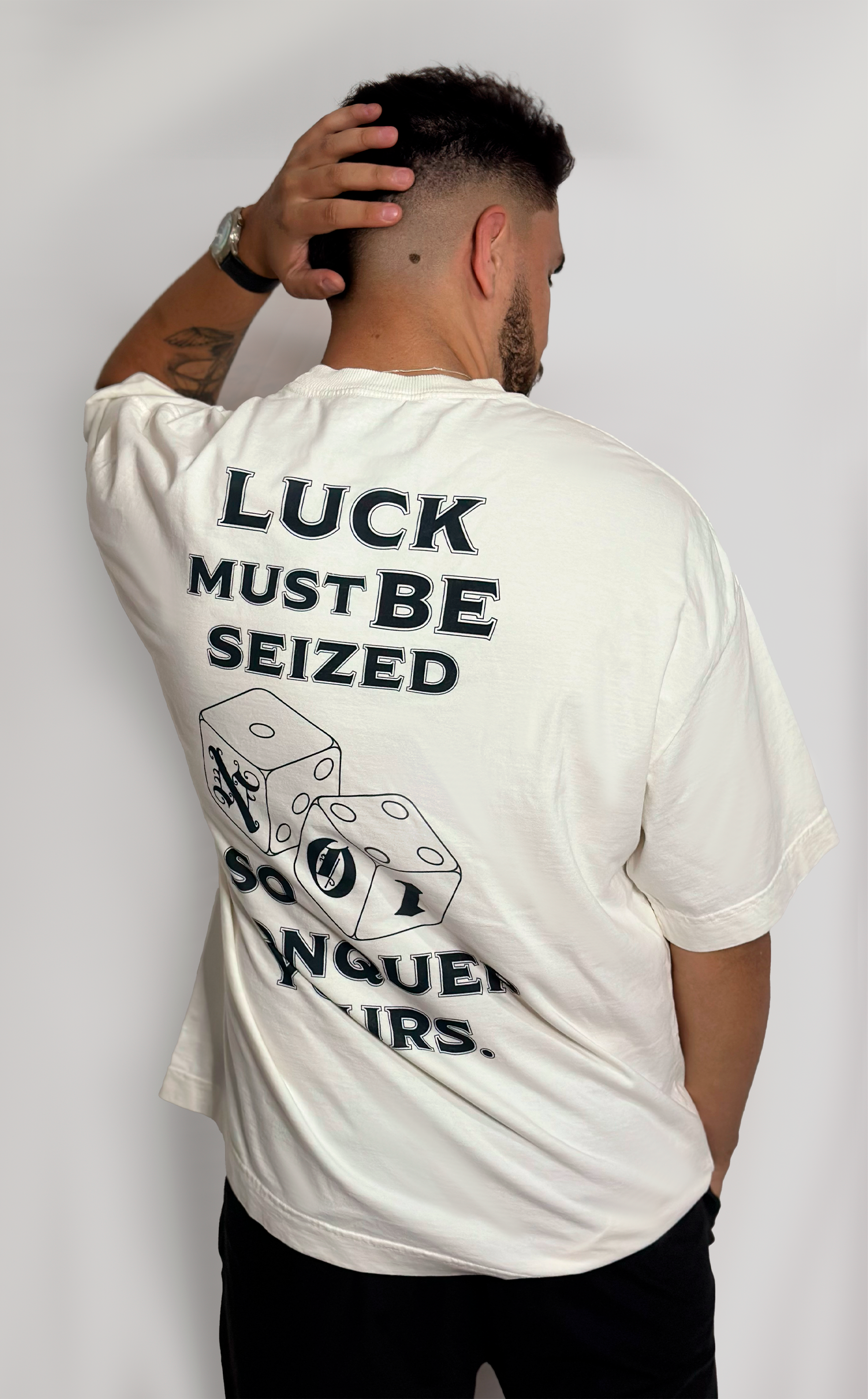 Camiseta Lucy Dice Off-White